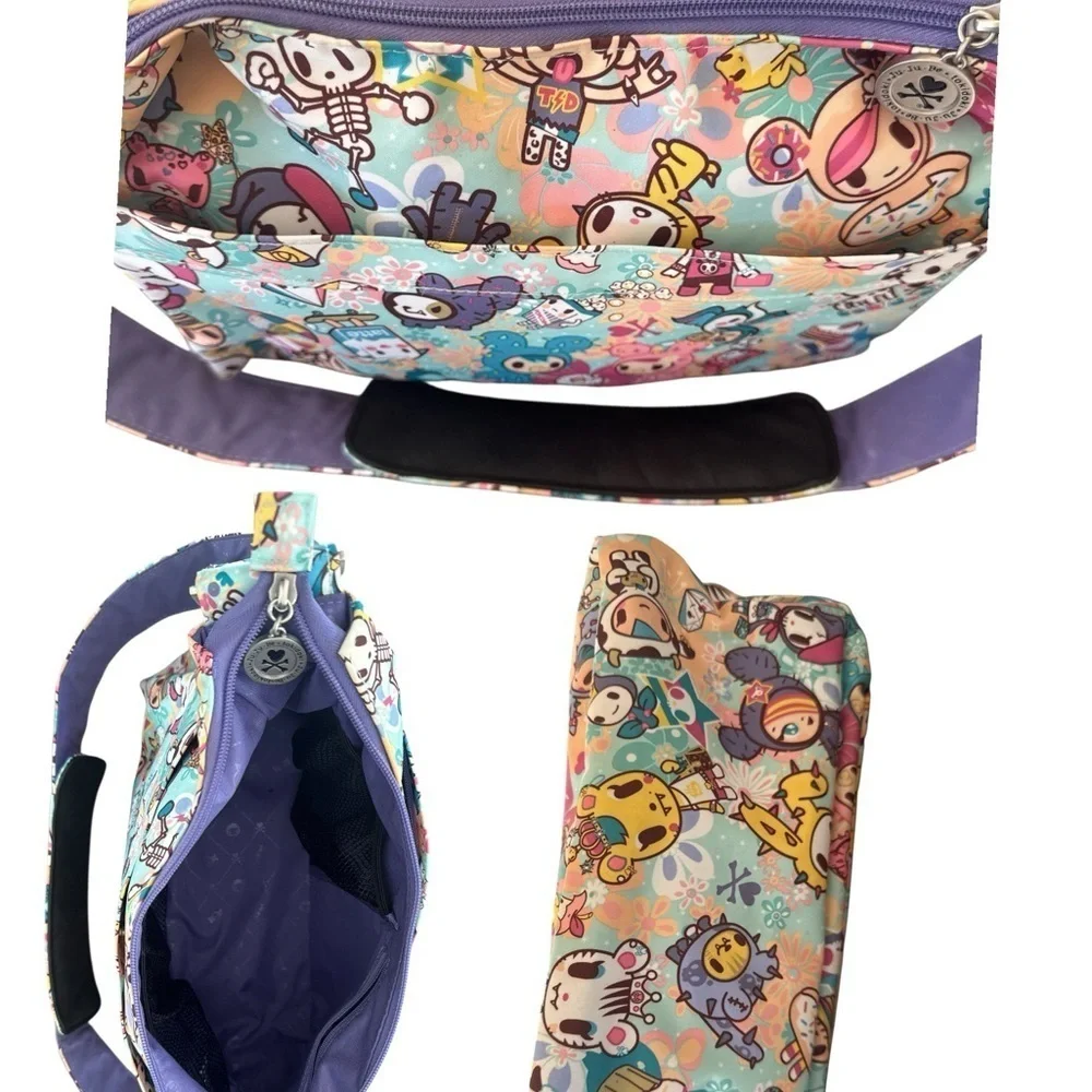 Tokidoki x Ju-Ju-Be Hobo Be Bag – Sandy Beach Print Crossbody Like New
